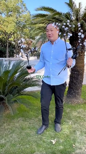 219K views · 2.2K reactions | Solar Garden Lights Outdoor If you love sparkling lights, why not place a few of these solar cherry blossom lights in your yard | SRK | Facebook