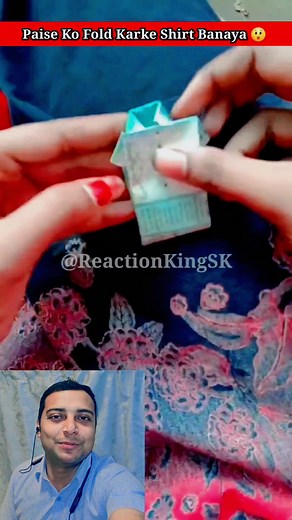 1.5M views · 5.9K reactions | Paise ko Fold Karke Shirt Banaya  #reels #fblifestyle | Reaction King SK | Facebook