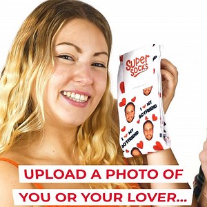 69K views · 96 reactions | You can now get socks with your partner's face on! This is the perfect Valentine's gift!  | IGV | Facebook
