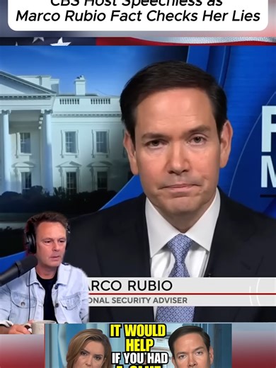 CBS Host Speechless as Marco Rubio Fact Checks Her Lies #cbsnews #marcorubio #news