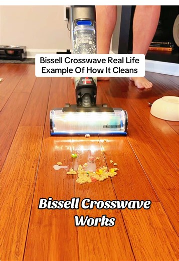 I was skeptical but after using it for several days, I have to admit the Bissell Crosswave works! #bissellcrosswave #vacuummop #petparent #qvcloyaltyprogram #tiktokshopcreatorpicks