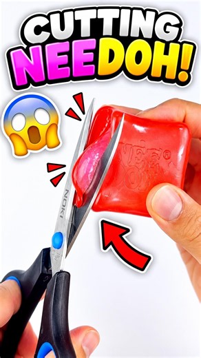 I CUT OPEN MY NEEDOH! 😱😭✂️ *DIY Squishy Fidget Experiment*