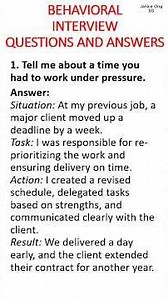 10 Behavioral Interview Questions & Best Sample Answers | STAR Method Examples