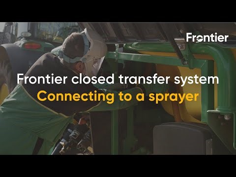 Frontier | CTS walkthrough: connecting to a sprayer