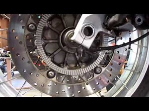 BMW Service - R1100R front tire replacement