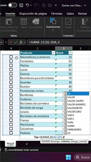 How to Automatically Sum with Checklist ✅ using SUMIF in Excel here at BDC