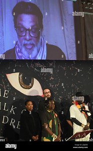 Venedig, Italy. 23rd Apr, 2022. Curator Shaheen Merali is on video at the opening of the 59th Art Biennale. The biennial Arte Biennale is considered the world's oldest and, after the documenta in Kassel, the most important international forum for contemporary visual art. Credit: Felix Hörhager/dpa/Alamy Live News Stock Photo - Alamy