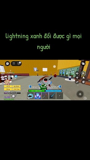 Đổi Lightning Xanh trong Blox Fruits