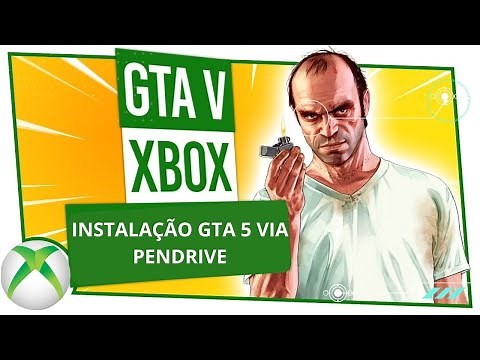 Como instalar o GTA5 para o xbox360 travado e xbox360 destravado com pendrive 16gb