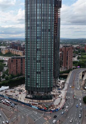 Exploring Manchester's Construction Sites Through Drone Video