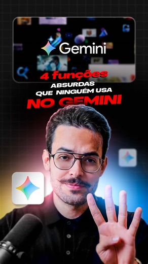 Você tá subestimando o Google Gemini 👇 Ele faz muito mais que responder texto: 🎥 analisa vídeo e áudio 🌐 pesquisa em tempo real 📊 entende planilhas complexas 📂 conecta com Google Workspace Isso aqui não é chat, é produtividade em outro nível. ⚠️ Segue o perfil para ficar por dentro de tudo sobre IA. #ia #gemini #tecnologia #google