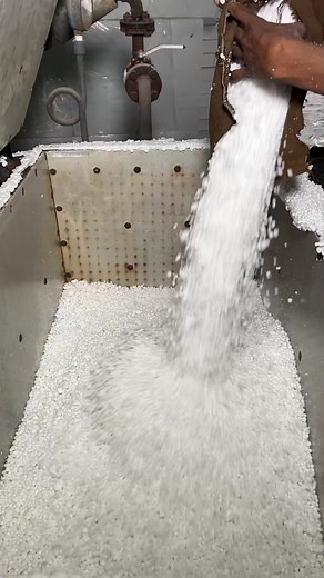 Giant Styrofoam Block Production Process Explained