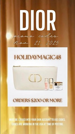 ✨ new dior promo codes ✨ #diorbeauty #dior #diorpromocodes #promocodes #beauty