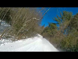 Snowmobiling MAINE-iacs...Northbound ITS 85 towards Shin pond Village 114