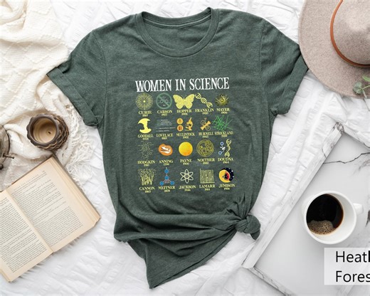 Women in Science - Scientist T Shirt - Etsy UK
