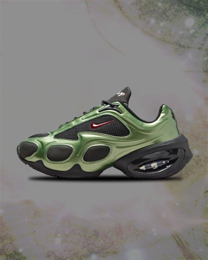 49K views · 215 reactions | The Air Max Muse is a bold, futuristic addition to the Air Max family. Its exaggerated proportions, sleek finishes & unexpectedly high arch showcase the shoe's namesake Air technology. Get ready. A new era of expression is here. Nike Air Max Muse Oil Green/Black Sneaker in UK6-11, R3199.95 in selected sportscene stores & online: https://bit.ly/4oEcvRu | sportscene | Facebook