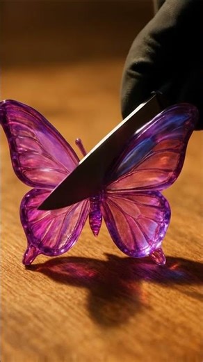 The Glass Butterfly Under Light”#short#video#.....