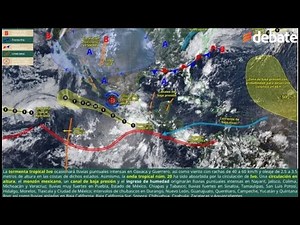 Mexico's climate | Conagua forecasts heavy rains and thunderstorms for this area