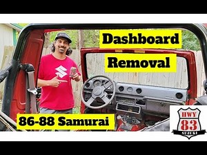 Removing Dashboard from Suzuki Samurai ‪@Hwy83SUZUKI‬