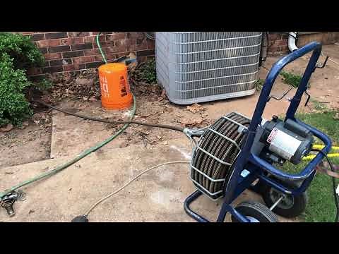 Removing 3/4’’ sewer drain auger that got stuck