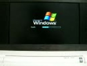 ASUS EeePC with WindowsXP 起動～終了の様子