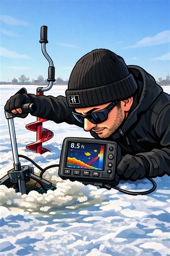 Enhance Ice Fishing with Live Sonar Rotator