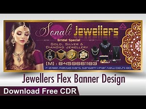 Jewellery Flex Banner Design | Hoarding Design |Download CDR