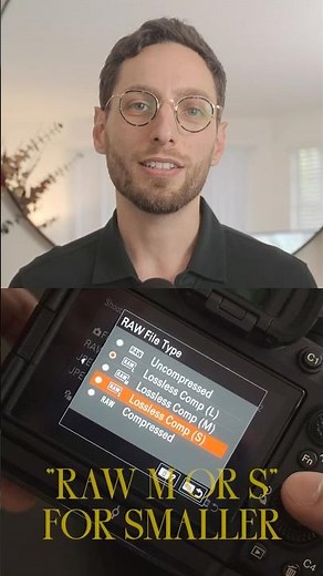 How to Set a Small RAW File on Sony A7IV #camerasettings #weddingphotography #photographytutorial