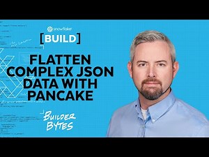 Using TDAA's Pancake Native App To Flatten JSON Data