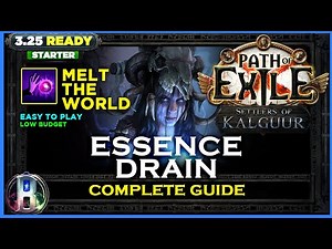 [PoE 3.25] LEAGUE STARTER - ESSENCE DRAIN OCCULTIST - PATH OF EXILE SETTLERS OF KALGUUR - POE BUILDS