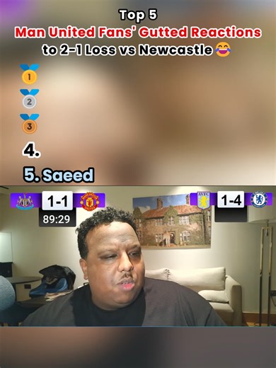 Manchester United Fans React to 2-1 Loss Against Newcastle