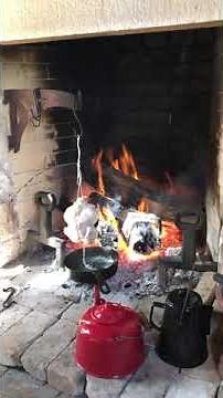 Open Hearth Cooking Demonstration: String Chicken