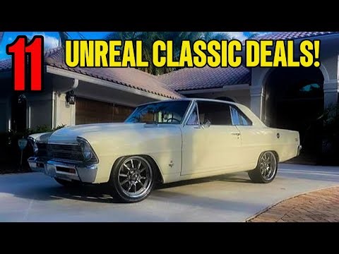11 Unreal Classic Car Deals You Can Actually Buy!