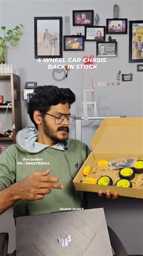 Emil Shaji | 4 wheel car chasis for building robots car projects Using arduino back in stock for orders contact Thank you #arduino #college... | Instagram