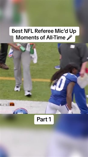 Follow for Part 2 👀 #football #referee #micdup #sports #foryou (via: @NFL)