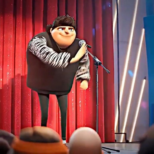🔥 Gru's Funniest Dance Ever 😂 | Despicable Me 4K #shorts #4k