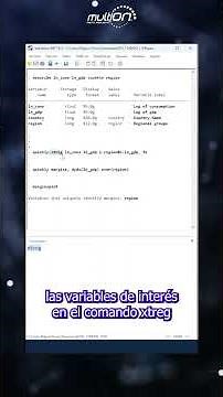 STATA TIP: aplicación de un modelo de efectos fijos en datos de panel