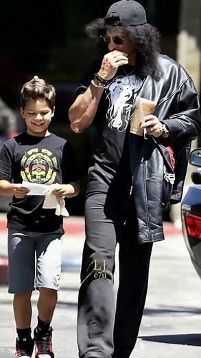 Slash Walking Through the City with His Son 😲 | Rare Family Moment