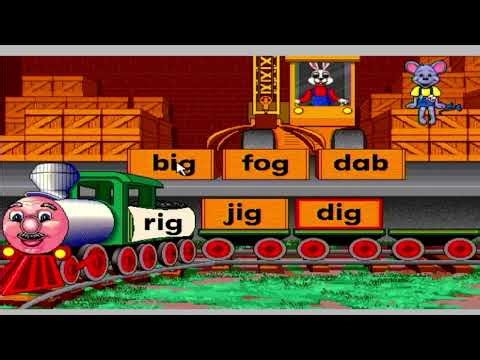 Reader Rabbit 1 (1994) Word Train Level 3