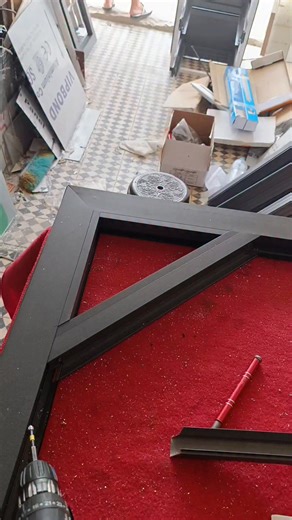 ‎welding workshop للحام‎ on Instagram: "#alukiminium #aluminium #machine #woodworking #chort #windows #kitchen #indiastickwelder"