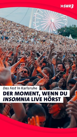 Dieser Song darf einfach auf keiner guten Party fehlen, oder? Und live bei Das Fest hats nochmal anders gekickt! 🤩 Im Interview hat Sister Bliss von Faithless uns verraten, wie es für sie ist, dass die Leute den Song nach all den Jahren immer noch so feiern! Schaut mal in unseren Story-Highlights auf Instagram vorbei! #DasFest #Insomnia #Faithless | SWR3