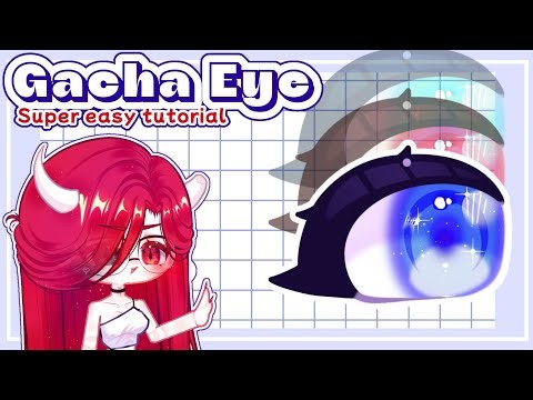 Gacha Eye's Tutorial 🌹| step by step Beginner friendly | super easy | #howtomakegachaeyes #tutorial