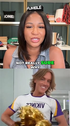 A 3rd of NFL teams already have male cheerleaders. So why is Minnesota’s move so ‘controversial’? 🤔 Let’s talk about it ⬇️ Watch #TheFumble on YouTube here: https://bit.ly/4grIWxf | The Fumble