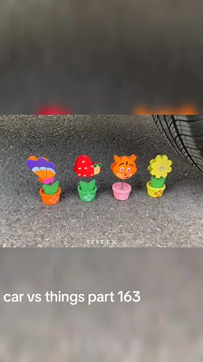 crushing crunchy and soft things by car satisfying video car vs toys Toothpastes balloons #satisfying #toys