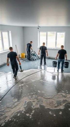 I Turned This Floor Into a Perfect Mirror 😱✨ | Epoxy Transformation