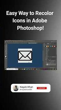 Easy Way to Recolor Icons in Adobe Photoshop!🚀