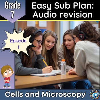 MYP Grade 7 Science | Audio Revision Activity | Sub Plan | Cells & Microscopy