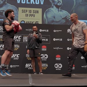 193K views · 4.8K reactions | Open workouts got...interesting  Check out the latest episode of #UFC293 Embedded!!! See the full episode  ufc.ac/3Eu1bRR | UFC | Facebook