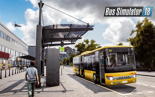 巴士模拟18 #102：新增导航缩放 试玩BS18新版本 | Bus Simulator 18