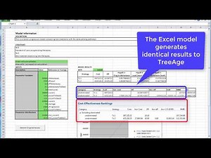 Export TreeAge Pro Models to Excel